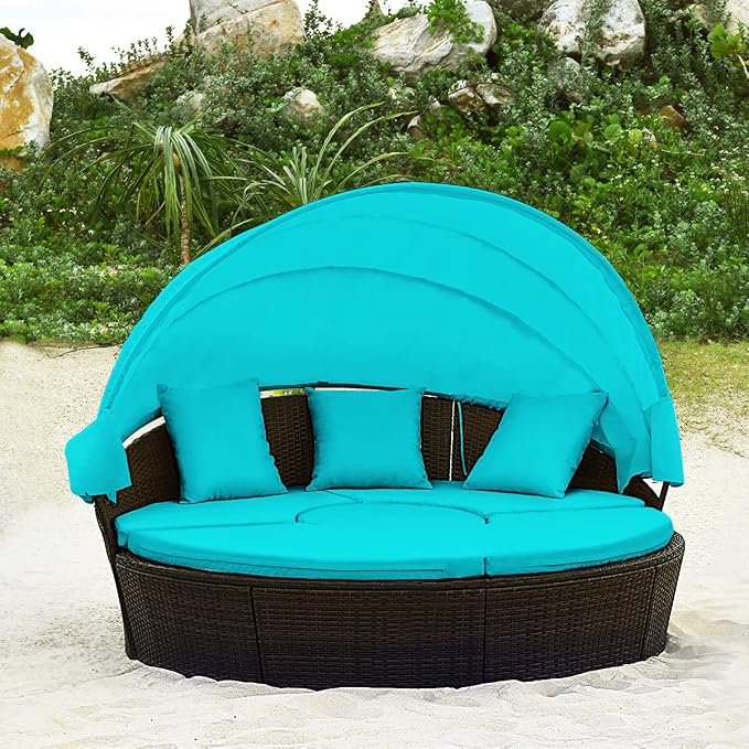 Tangkula Patio Round Daybed - Image 5