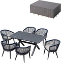 PURPLE LEAF Outdoor Dining Set by PURPLELEAF