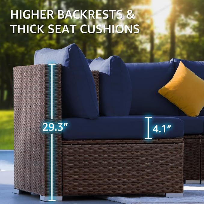 NICESOUL 15 Piece Outdoor Sectional - Image 7