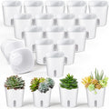 SHENLIU 3" Self Watering Pots, 20 Sets Plastic Self Watering Planters by Unknown