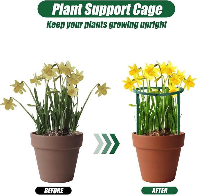 Uzoli 12 Pack Plant Support Stakes Sets - Image 3