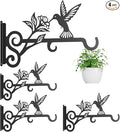 4-Pack Aesthetic Plant Hangers Outdoor – 10 Inch Metal Hanging Plant Bracket by Unknown