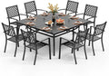 PHI VILLA 9 Piece Outdoor Dining Set by PHIVILLAThepioneerofcomfortablehouseholdsupplies