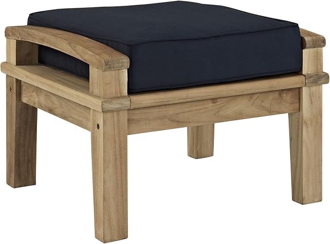 Modway EEI-1152-NAT-NAV-SET Marina Premium Grade A Teak Wood Outdoor Patio by Modway