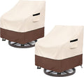 Outdoor Swivel Chair Cover 2 Pack, 100% Waterproof Heavy Duty Patio Chair Covers by LSongSKY