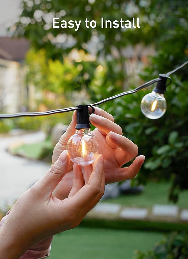 Brightown LED Outdoor String Light, 109 Feet Patio Lights - Image 8