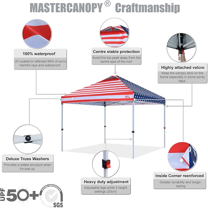 MASTERCANOPY Durable Pop-up Canopy Tent - Image 3
