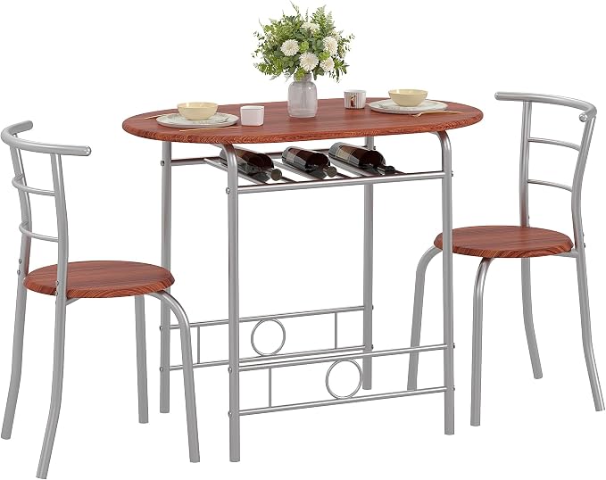 VECELO 3-Piece Dining Table Set - Image 9