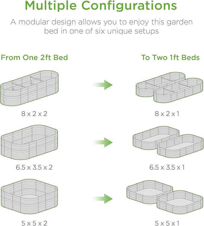 Best Choice Products 8x2x2ft Metal Raised Garden Bed, Oval Outdoor Deep Root - Image 3