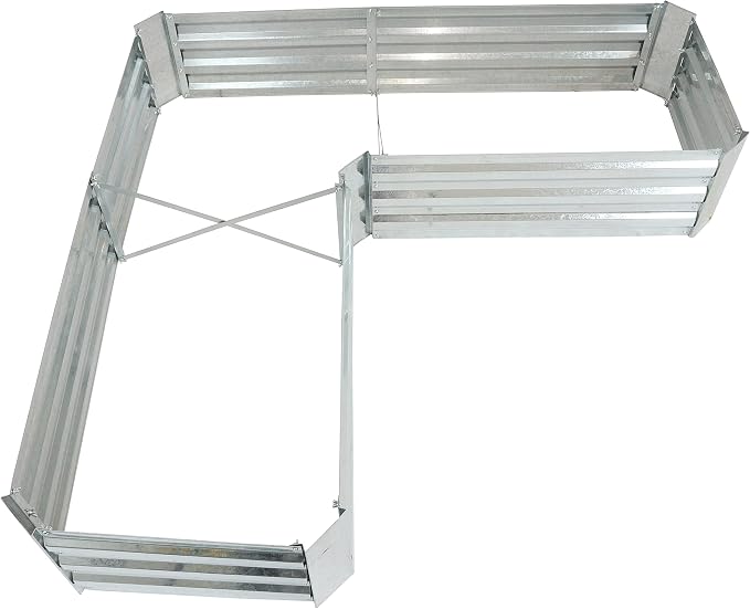 Sunnydaze 11.75" H Raised Metal Garden Bed - Image 9