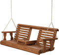 Porchgate Amish Heavy Duty Console Porch Swing by Porchgate