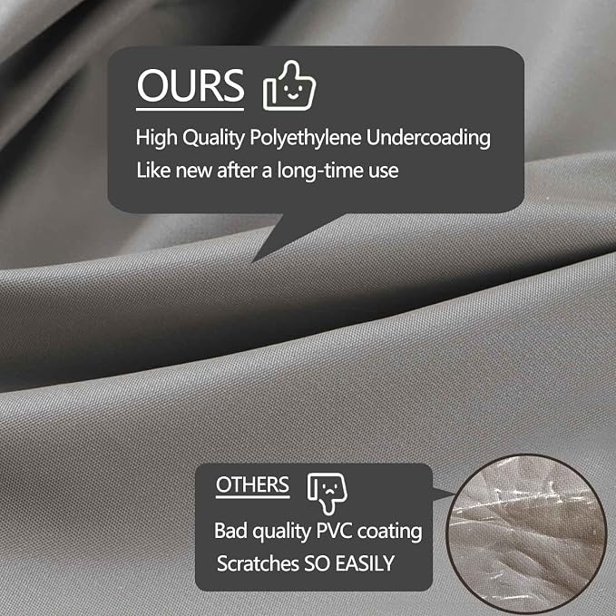 Heavy Duty Outdoor Sectional Sofa Cover, Lawn Patio Furniture Covers - Image 4