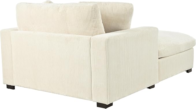 Christopher Knight Home Larrz Oversized Chaise Lounge Chair Indoor, Corduroy - Image 5