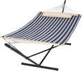 SUNCREAT Double Hammock with Stand Included, Outdoor Portable Hammock with Stand by SUNCREAT