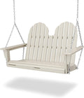 POLYWOOD Vineyard 2-Person Porch Swing, Sand by POLYWOOD