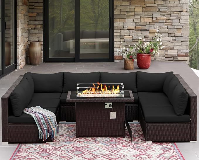 NICESOUL Modern Large Patio Furniture Set - Image 3