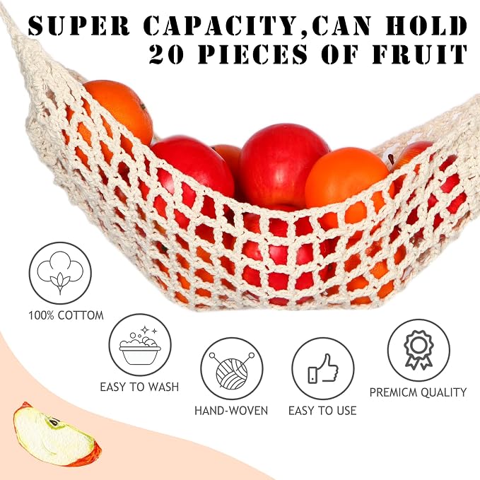 Hanging Fruit Hammock Under Cabinet - Image 6