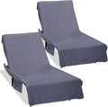 Super Soft & Thick Lounge Chair Towel Cover, Chaise Lounge Cover by Ruikyhom