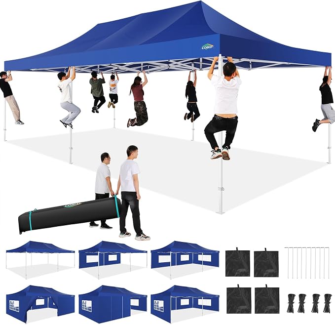 COBIZI 13x26 Heavy Duty Pop Up Canopy by COBIZI