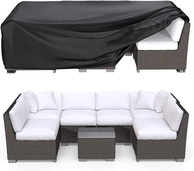 Patio Furniture Covers, Heavy Duty Outdoor Furniture Cover Waterproof, by Brosyda