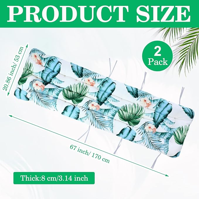 Sintuff 2 Pcs Lounge Chair Cushions - Image 3