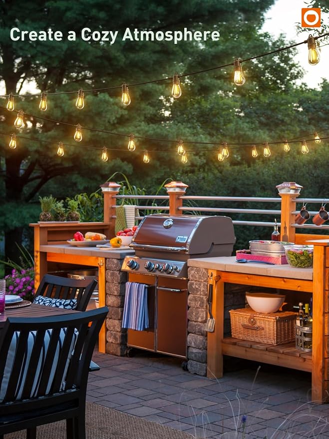 addlon 100FT LED Outdoor String Lights, Remote Dimmable Patio Lights - Image 9