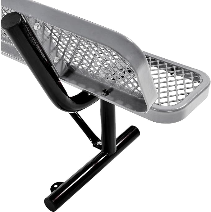 Global Industrial 6'L Heavy Duty Expanded Metal Mesh Bench - Image 6