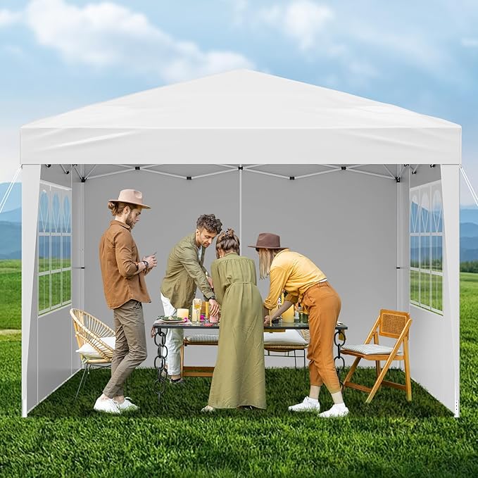 VEVOR Pop Up Canopy, 10 x 10 FT Instant Canopy Portable Gazebo - Image 8