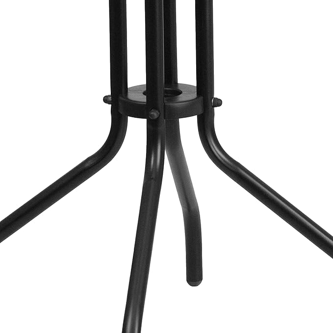 Flash Furniture Bellamy 23.75" Round Indoor/Outdoor Tempered Glass Metal Frame - Image 5