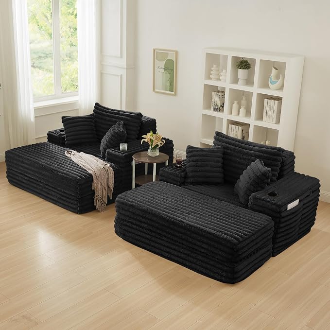 5-In-1 Oversized Chaise Lounge Chair Indoor - Image 6