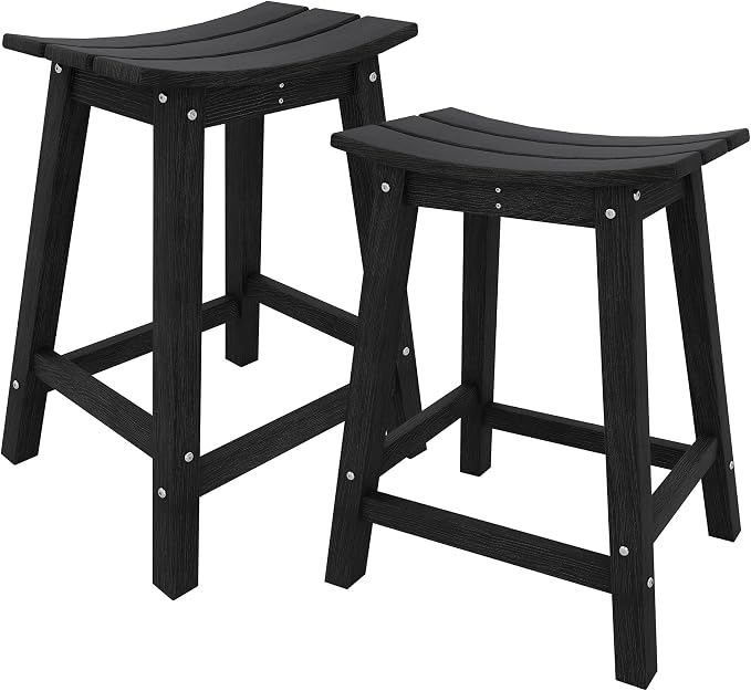 GarveeLife Weather Resistant Barstool Outside Stools by GarveeLife