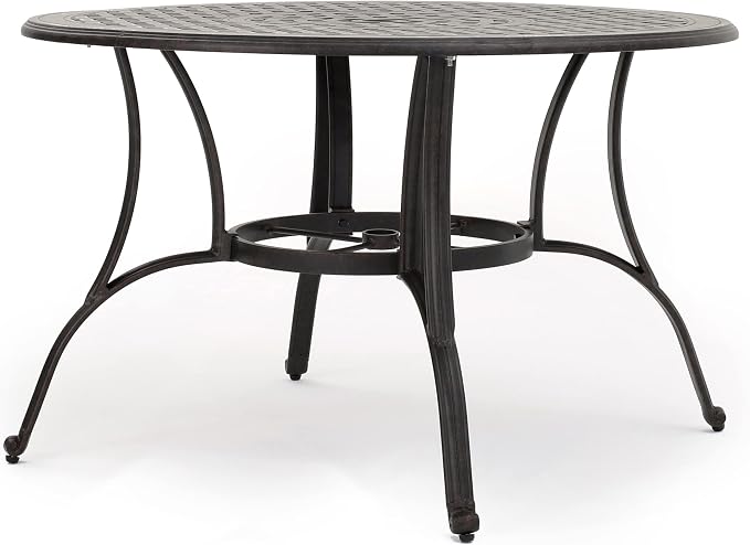 Christopher Knight Home Alfresco Outdoor Cast Aluminum Circular Dining Table - Image 6