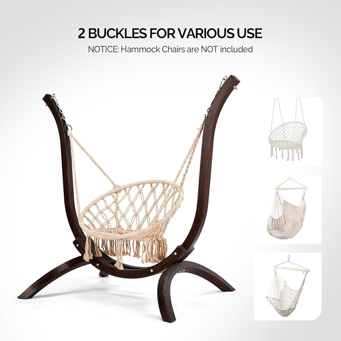 Outvita Solid Wood Hammock Stand - Image 5