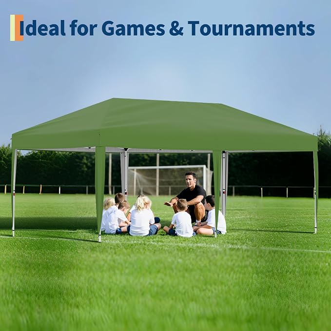 Garvee 10x10 Pop Up Canopy Tent, Heavy Duty Commercial Instant Shelter - Image 7
