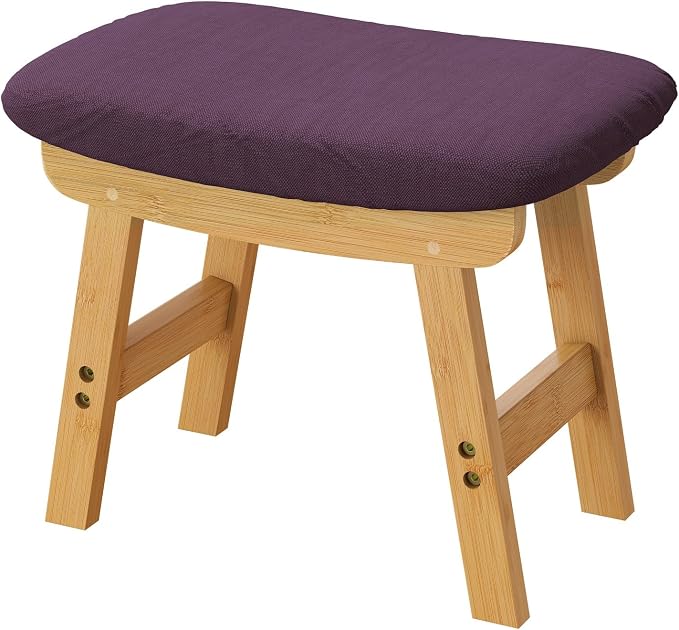 Pruple Foot Stools Ottoman, Sofa Footrest Extra Seating by VIEWCARE