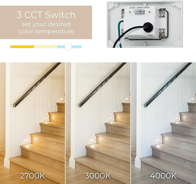 Builder Essentials Indoor or Outdoor 120V Input LED Step or Patio Deck Light - Image 3