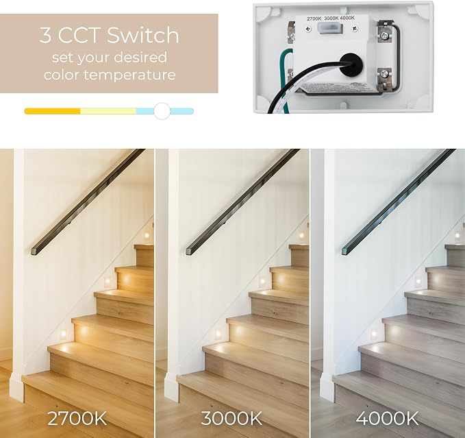 Builder Essentials Indoor or Outdoor 120V Input LED Step or Patio Deck Light - Image 3