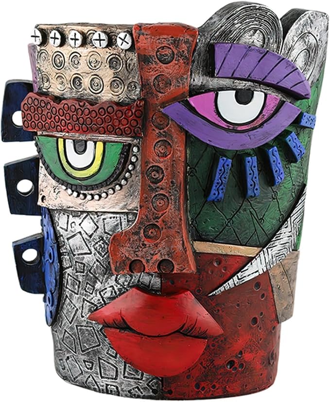TOZLU Picasso Brutalist Beauty Face Flower Pot - Image 7