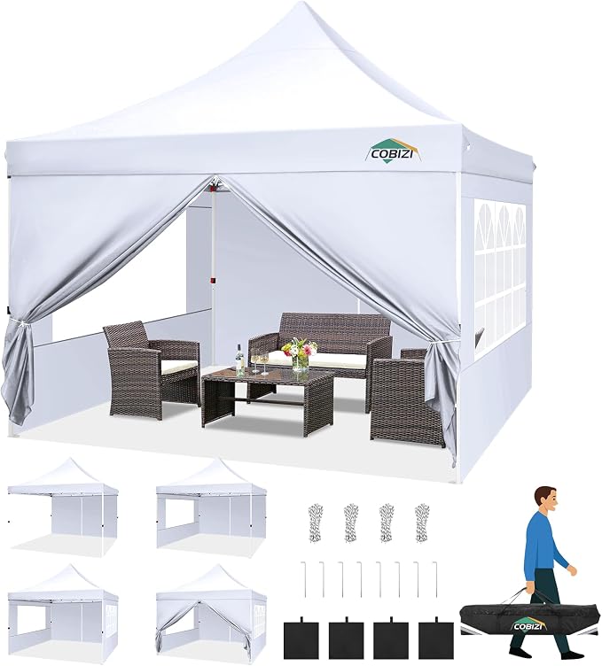 COBIZI Canopy 10x10 Pop Up Canopy Tent by COBIZI