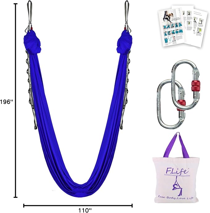 F.Life Aerial Silk Yoga Hammock & Swing - Image 6