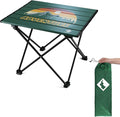 VILLEY Portable Camping Side Table, Ultralight Aluminum Folding Beach Table by VILLEY