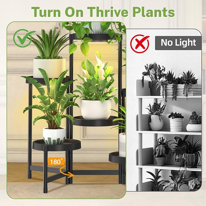 iDavosic.ly 6 Tier Folding Plant Stand Indoor Outdoor - Image 5