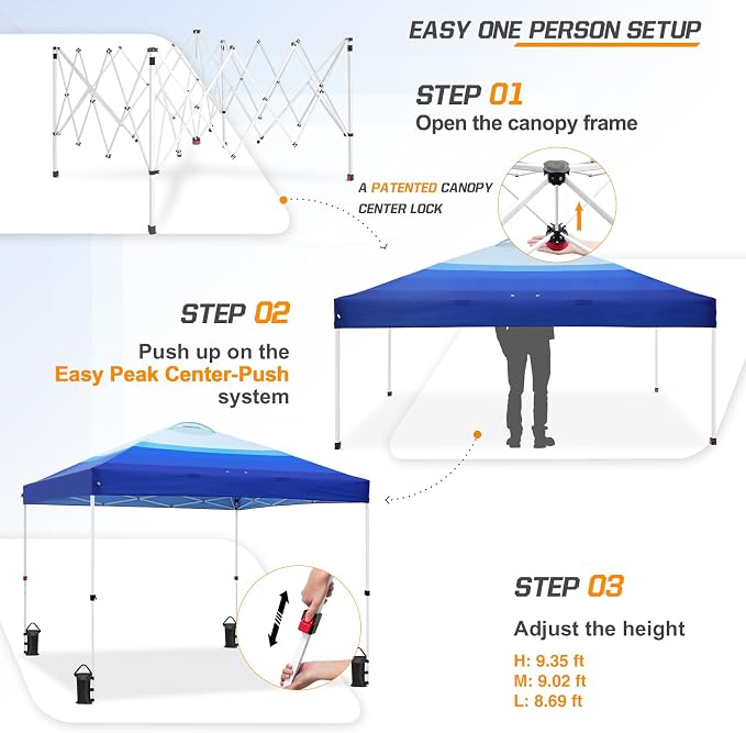 EAGLE PEAK Pop Up Canopy Tent - Image 2