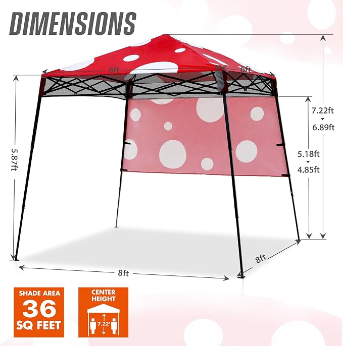 EAGLE PEAK 8x8 Pop Up Canopy Tent - Image 3