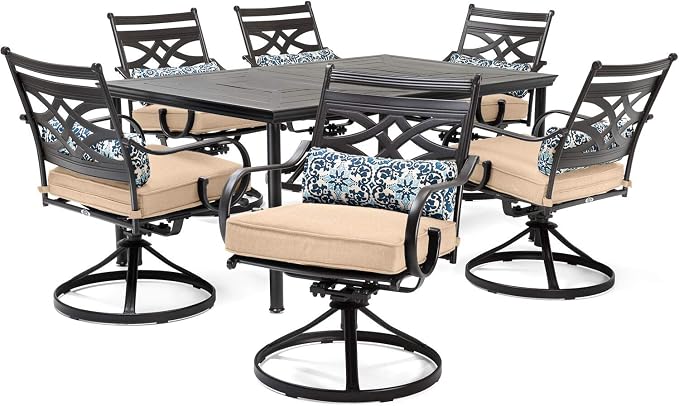 Hanover Montclair 7-Piece Outdoor Dining Set by Hanover