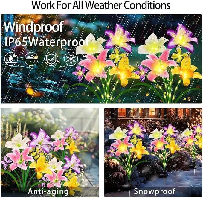 Solar Garden Lights 2 Pack - Image 5