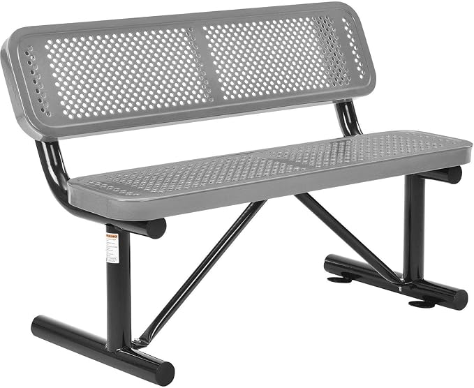 Global Industrial 4'L Heavy Duty Expanded Metal Mesh Bench by GlobalIndustrial