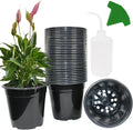 32-Pack 1.5 Gallon Nursery Pots, Thickened Soft Seed Starting Container by Niiiice