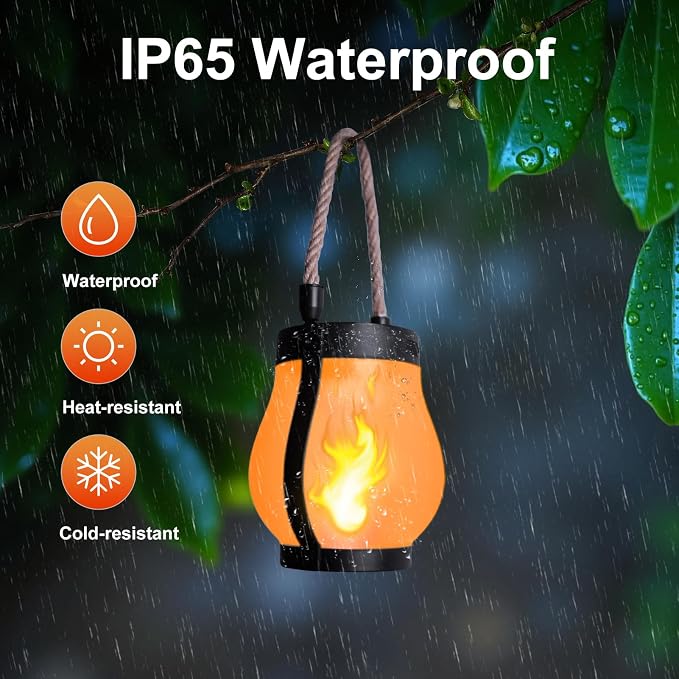 Solar Lanterns Outdoor Waterproof 4 Pack, Outdoor Solar Lanterns - Image 4