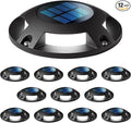 Home Zone 12 Packs Outdoor Solar Deck Light, 120 Lumens Total, Waterproof by HomeZoneLiving